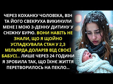 Вигнав мене в заметіль заради коханки🥶Вони не знають, що я спадкоємиця $2 3B💸🤫...
