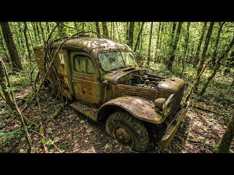 Lost for 80 Years in the Forest — A Forgotten WWII Ambulance Discovered!