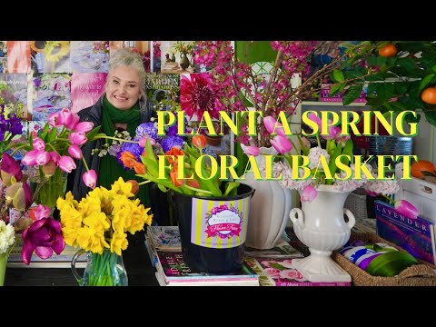 PLANTING A FLORAL BASKET | UNBOXING PLATES |  LAVENDER FARM CAFE 💜
