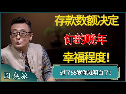 【圆桌派第八季最新】存款数额决定你的晚年幸福程度！过了55岁你就明白了！ #窦文涛 #梁文道 #马未都 #周轶君 #马家辉 #许子东 #圆桌派 #圆桌派第七季 #圆桌派第八季