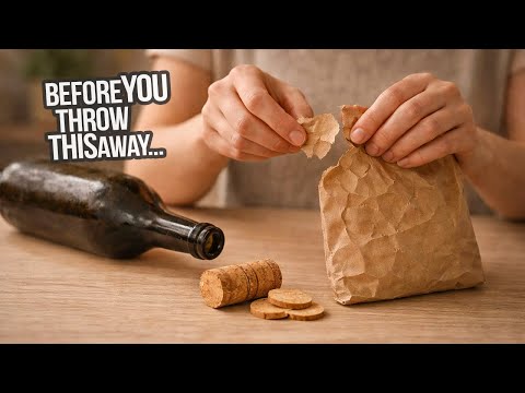I took a bottle and a used paper bag— and this happened!  stunning style for minimal cost, recycling