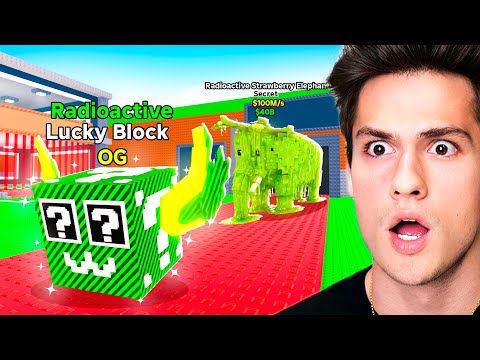 I Got a Strawberry Elephant From Radioactive Lucky Block..