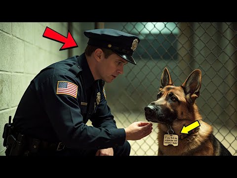 No One Wanted This Retired Police Dog - Until An Officer Noticed What His Collar Said...