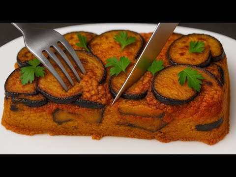 طرز تهیه کیک بادمجان باطعمی دیوانه کننده| این روش پخت بادمجان حتما امتحان کنید از طعمش لذت ببرید