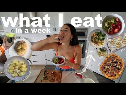 what I eat in a week as a 24-year-old new to cooking *realistic + easy yummy meals*