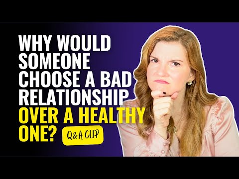 {Live Q&A Today!} 🤔Why would someone choose a bad relationship over staying in a healthy one?