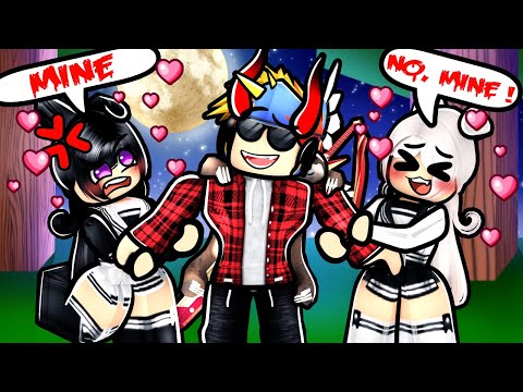 TWIN Sister's Fell In LOVE With Me.. And He Got JEALOUS! (Roblox Survive 99 Nights In The Forest)