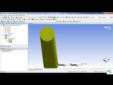 ANSYS Fluent Tutorial: Flow in a Tilted Pipe