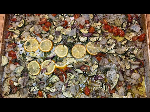 Cucina Palermo’s Cooking Show: Fish sheet pan dinner 🐠