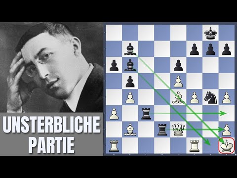 The most beautiful chess game of all time || Rubinstein's immortal game