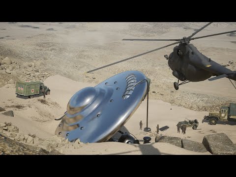 UFO Crash Retrieval - The Kalahari UAP Incident // 3D  CGI Animation / Unreal Engine 5