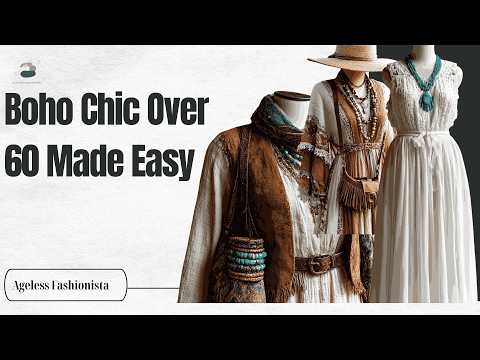 Ageless Fashion 2025 Ultimate Boho Chic Style Hacks for Women Over 60