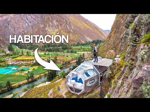 Dormí en el ÚNICO hotel COLGANTE del MUNDO