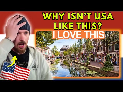American Reacts to Not Just Bikes | Even Small Towns are Great Here (5 Years in the Netherlands)