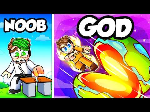 Upgrading NOOB to GOD in Karate Kid Training Simulator! (roblox)