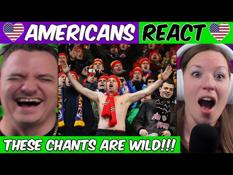 Americans React to FUNNIEST FOOTBALL CHANTS IN ENGLAND