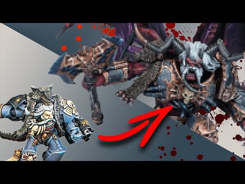 I Corrupted LOGAN GRIMNAR.  Kitbashing a KHORNE DAEMON PRINCE: Dornian Heresy.