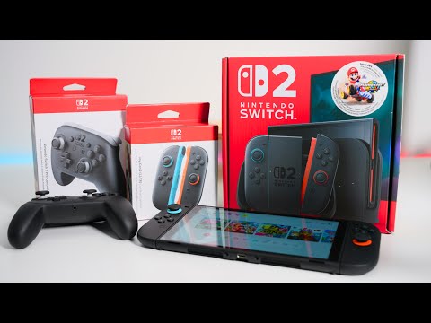 Nintendo Switch 2 - Unboxing, Setup, Comparison and Overview
