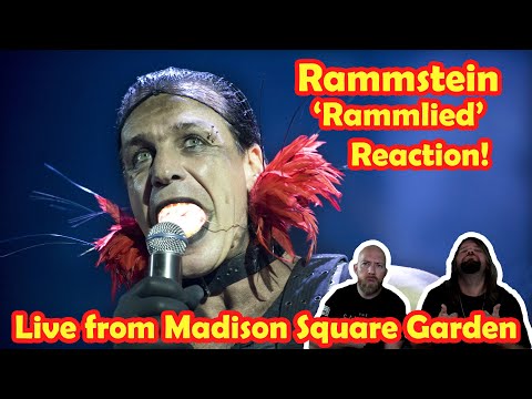 Musicians react to hearing Rammstein - Rammlied (Live from Madison Square Garden)!