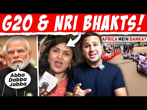 Modi At G20 & African Bhakt Cringe 