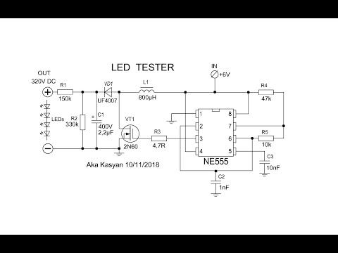 how to make led / tv back-light tester