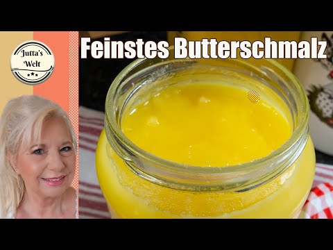 Ich mache feinstes Butterschmalz ganz einfach selbst 😍 Purer Geschmack, ohne Zusätze & laktosefrei 💚