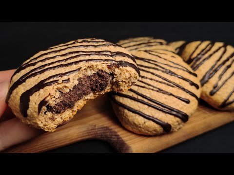 Die besten veganen Haferkekse ohne Zucker oder Mehl! Gesundes glutenfreies Dessert!