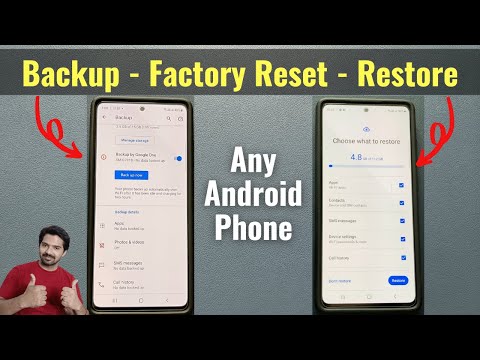How to Complete Data Backup, Factory Reset & Restore Backup in any Android Phone in Hindi