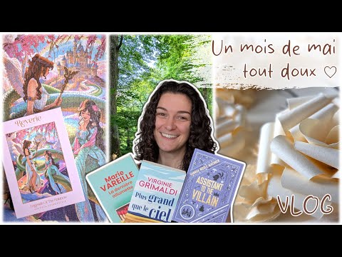 VLOG - Des puzzles, des fleurs en papier, et de la lecture ! 🧩🌹📚