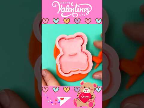 Playdough Videos - Crafts for Valentine’s Day #Playdoh #craftsforkids #shorts