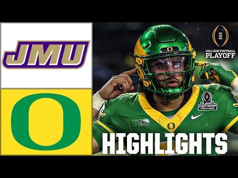 CFP First Round: James Madison Dukes vs. Oregon Ducks | Full Game Highlights | ESPN College Football