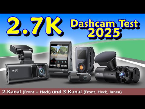 Alle 2,7K Dashcams im Test - Vantrue N4S vs. Viofo A229 Plus vs. Vantrue S1 Pro vs. Redtiger F7NT