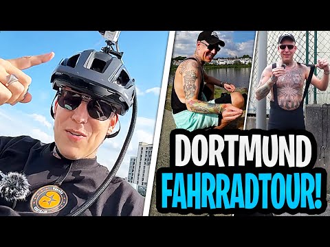 FAHRRADTOUR durch DORTMUND!😎 Tretboot fahren & bei JP Burger essen | MontanaBlack IRL