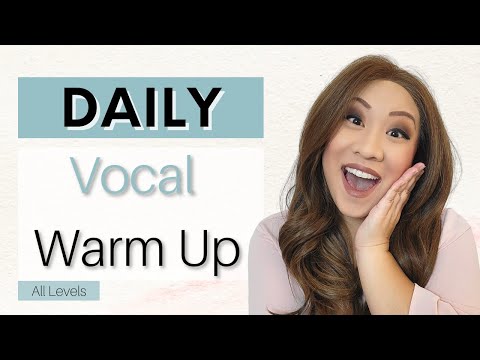 DAILY VOCAL WARM UP #1 To Get Ready To Sing Follow Along