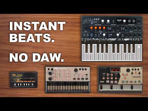 INSTANT Beats with MicroFreak + Volcas + Monotron