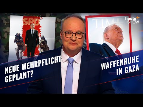 Wehrdienst per Los | Frieden in Gaza dank Trump? | Digitale Abhängigkeit | heute-show vom 17.10.2025