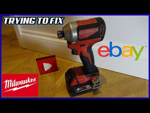 eBay BUY - BROKEN Milwaukee Impact Driver - NO POWER - Can it be Fixed?