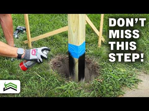 Best Method For Setting A Post | Fence, Deck, & Mailbox