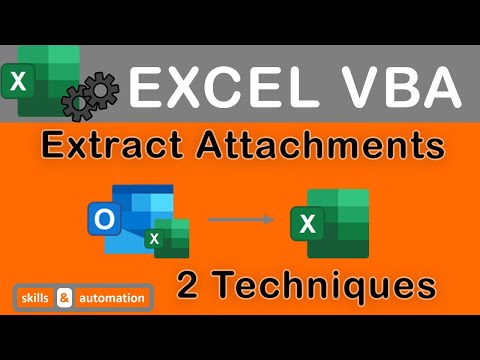 Excel VBA | Two Ways to Download Attachments from Outlook Emails | Direct and Offline Version