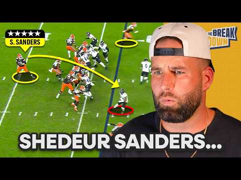 Shedeur Sanders Has Trouble in First NFL Game - QB Film Breakdown