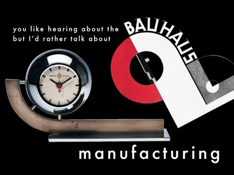 History of Industrial Design Week 7 Part 1: You Like Hearing About the Bauhaus