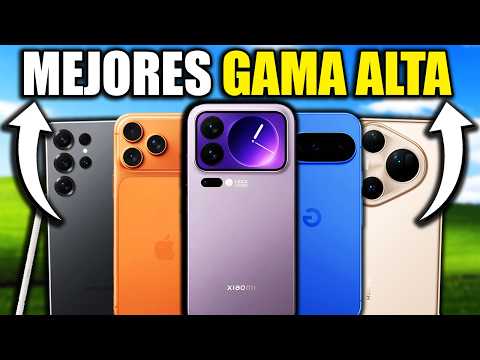 ✅ Los 5 MEJORES TELEFONOS GAMA ALTA del 2025