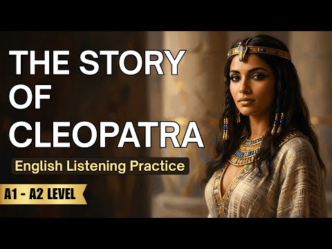 The Story of Cleopatra in Simple English | English Listening Practice ✅
