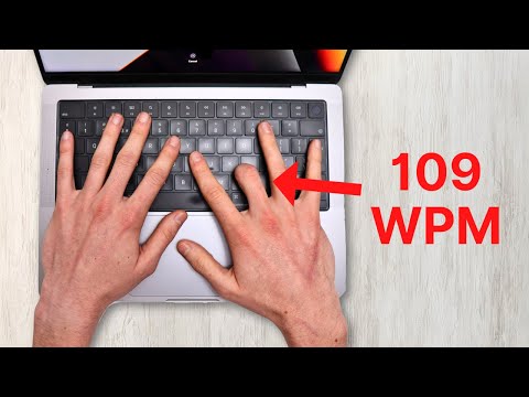 I learned to type at 109 words per minute with 9 fingers