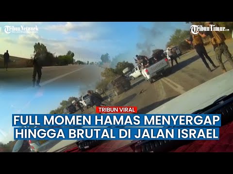 FULL VIDEO Detik-detik Hamas Menyergap Festival Musik di Pinggir Jalan Israel