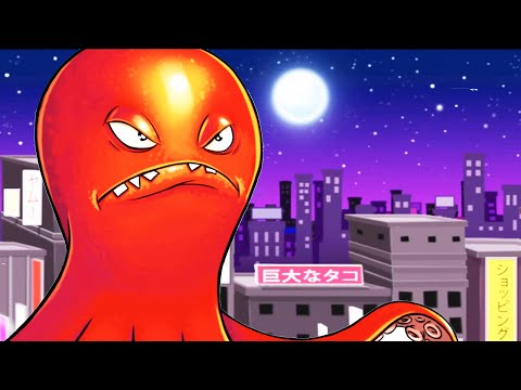 СУРОВЫЙ ОСЬМИНОГ МУТАНТ в ТОКИО игра OCTOGEDDON на канале Мистер Игрушкин