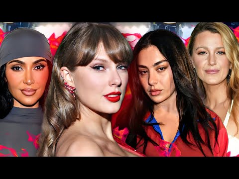 TAYLOR SWIFT DRAGS KIM KARDASHIAN, DEFENDS BLAKE LIVELY, and EXPOSES CHARLI XCX (ALBUM DRAMA)