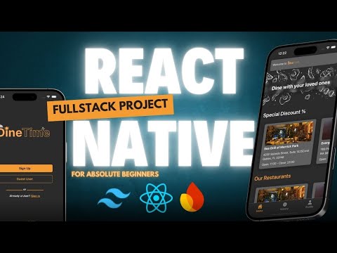 React Native Fullstack Project - 2025 | Expo | Firebase | iOS & Android | React native for beginners