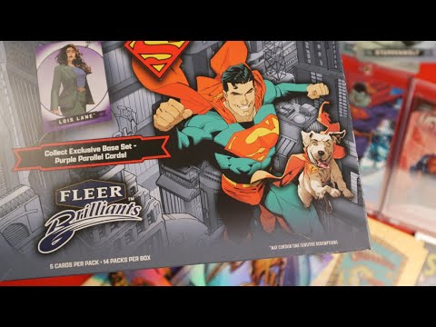 Super Character Hits!!-FLEER BRILLIANTS SUPERMAN-Box Break