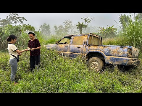 Girl buys and restores 1987 Mazda B2200 from old lady who abandoned it after 30 years of disuse